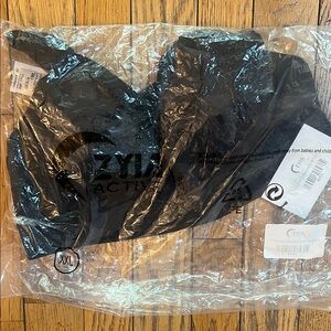 🌙 ZYIA Black Bra Forrest Camo Adjustable Mesh Bra